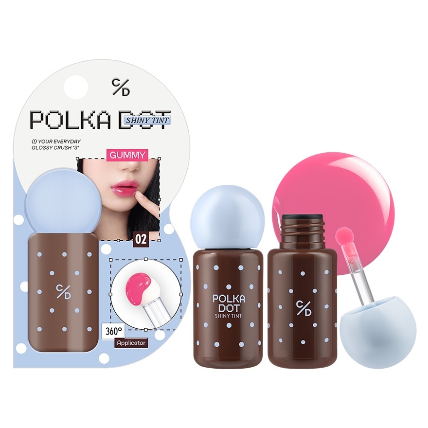 Cathy Doll Polka Dot Shiny Tint 3g. 02 Gummy image