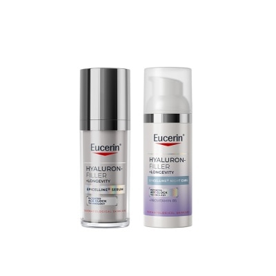 Eucerin - Eucerin Hyaluron Filler +Longevity Epicelline Serum 30 ml. + Night Care 50 ml. image
