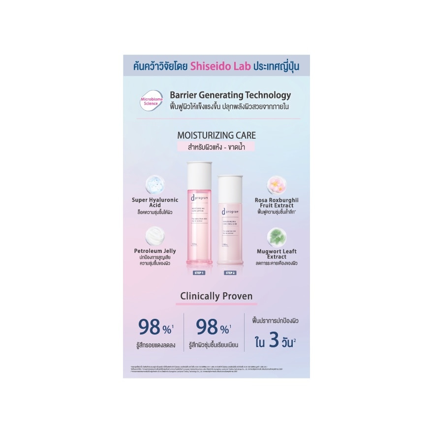 ดี โปรแกรม มอยส์เจอไรซิ่ง เซ็ต (โลชั่น 125 มล. + อิมัลชั่น 100 มล.) image