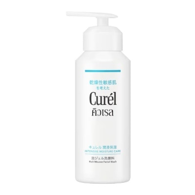 Curel คิวเรล อินเทนซีฟ มอยส์เจอร์ แคร์ มูส เฟเชี่ยล วอช โฟมล้างหน้า 200 กรัม image