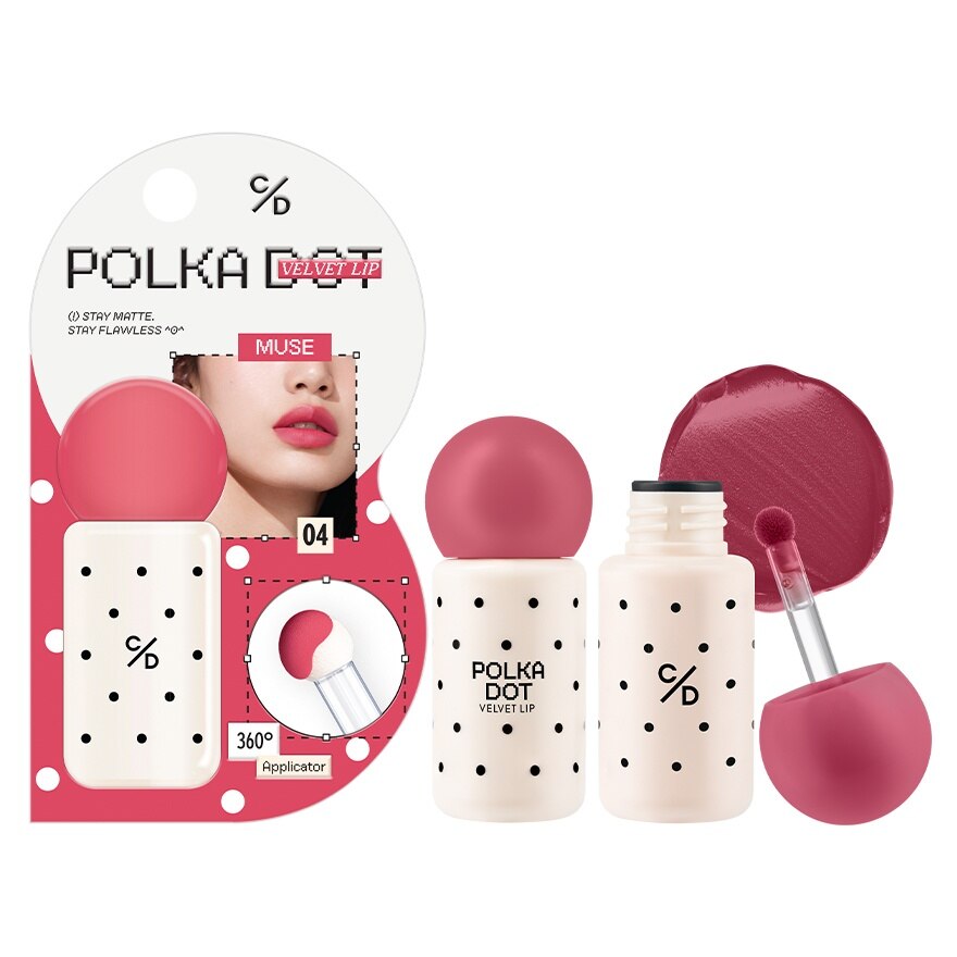 Cathy Doll Polka Dot Velvet Lip 3g. 04 Muse image