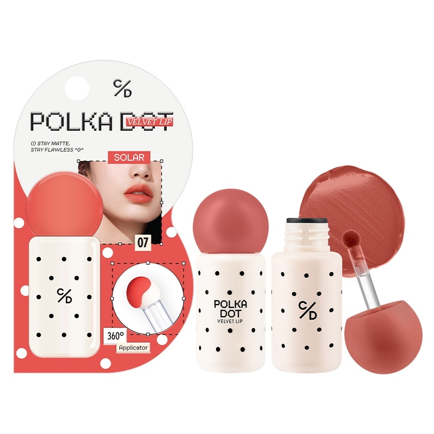 Cathy Doll Polka Dot Velvet Lip 3g. 07 Solar image