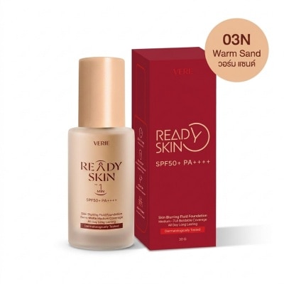 Verite เวรี่ เรดี้ สกิน เบลอริ่ง ฟาวเดชั่น SPF50+ PA++++ 03N วอร์ม แซนด์ 30 กรัม image