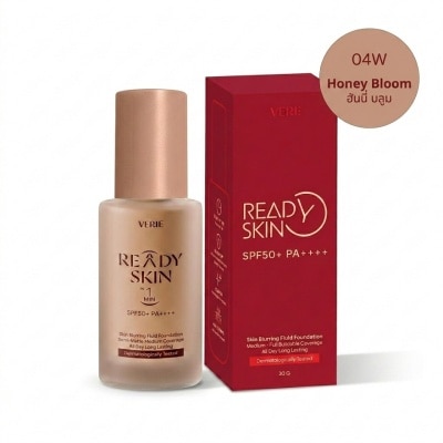 Verite เวรี่ เรดี้ สกิน เบลอริ่ง ฟาวเดชั่น SPF50+ PA++++ 04W ฮันนี่ บลูม 30 กรัม image