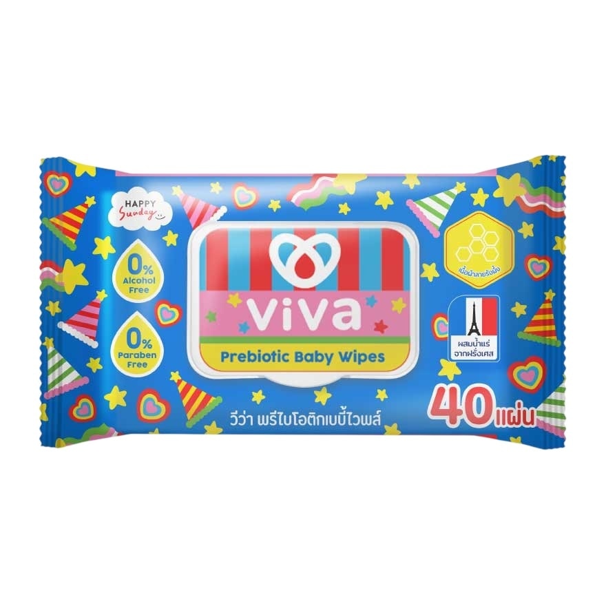 ViVa Baby Wipes Prebiotic 40'S image