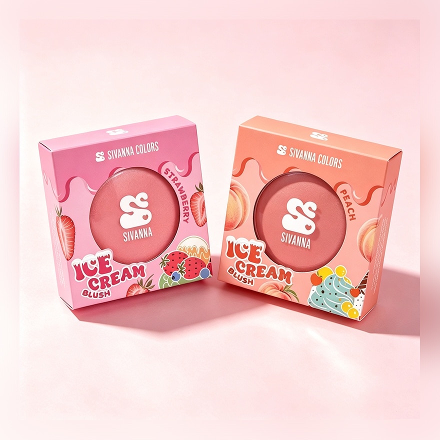 Sivanna Colors Ice Cream Blush HF768 4g. 01 Strawberry image