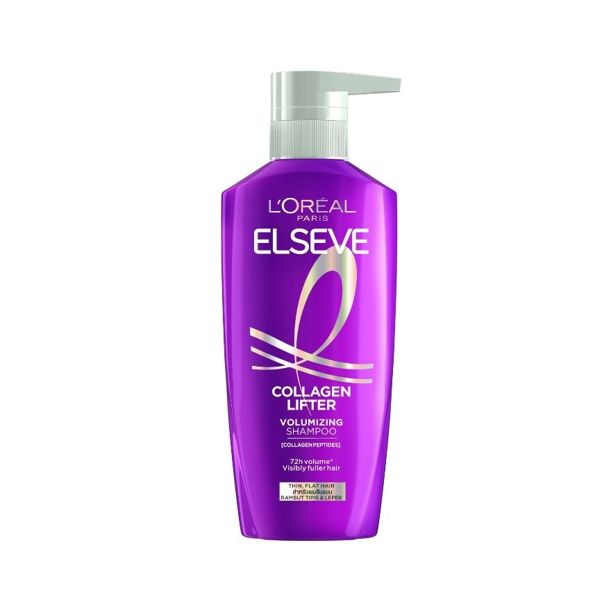 L'Oreal Paris Elseve Shampoo Collagen Lifter Volumizing 400 Ml. image