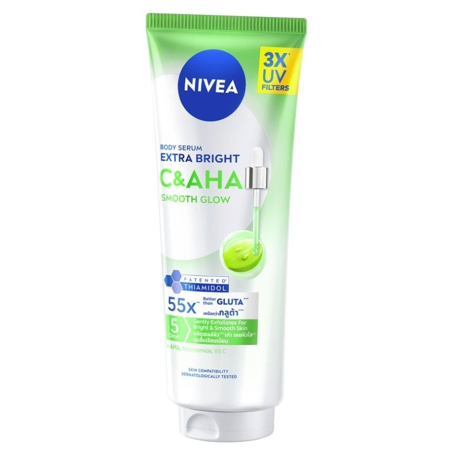 Nivea Body Serum Extra Bright C AHA Smooth Glow 300 Ml. image
