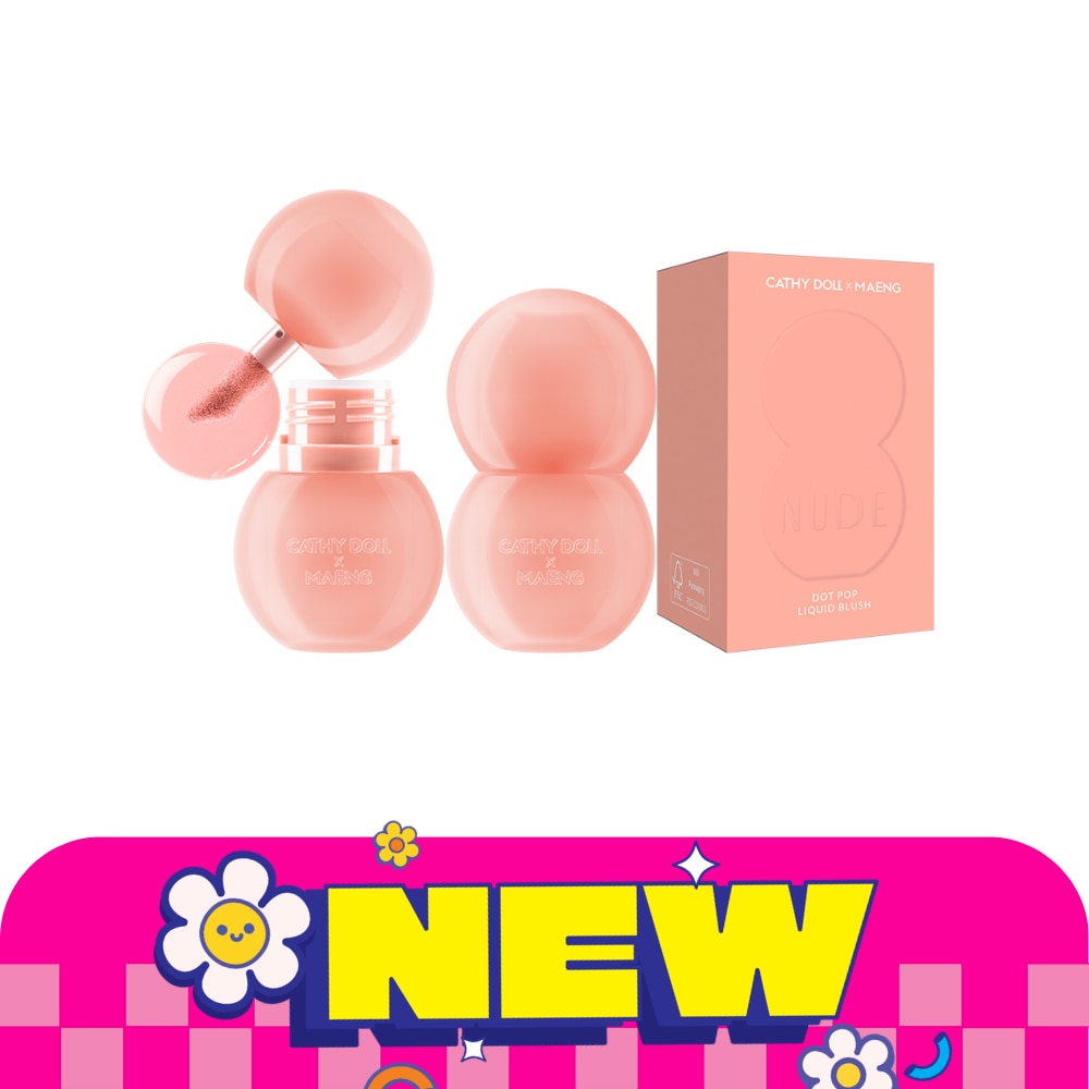 Cathy Doll x Maeng Dot Pop Liquid Blush 4g. 17 Fuzzy image