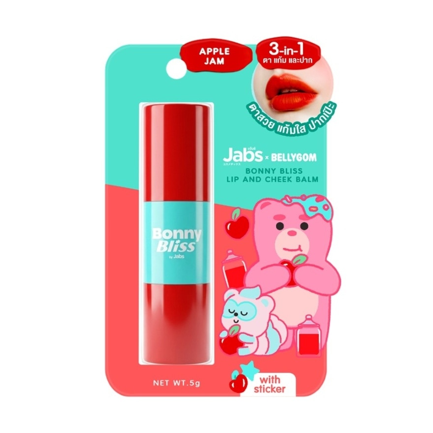 Jabs Bonny Bliss Lip And Cheek Balm Apple Jam 5 G. image