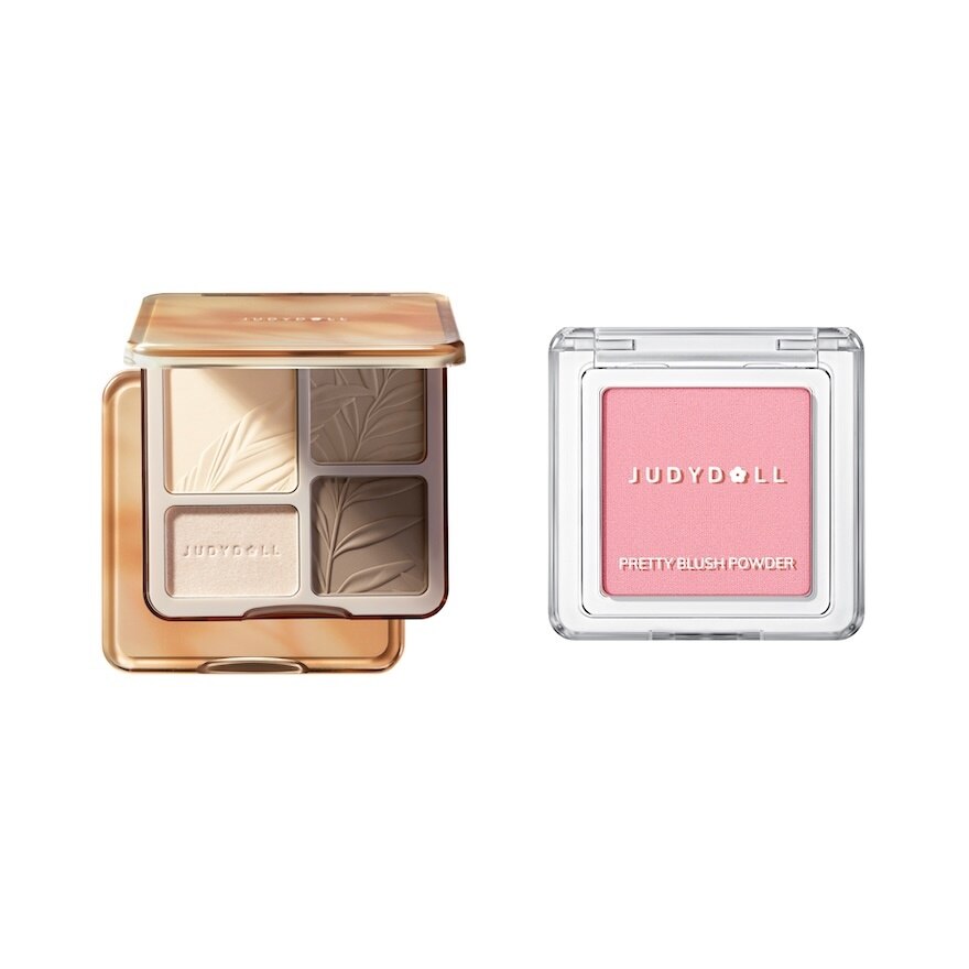 Judydoll Value Pack Blush Powder 2g. 03 + Highlight Contour 9g. 02 image