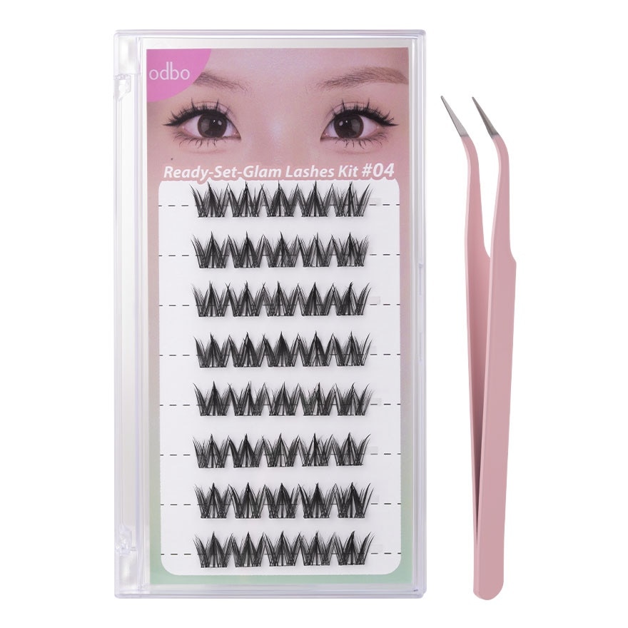 Odbo Ready Set Glam Lashes Kit 8pairs. 8081 04 image
