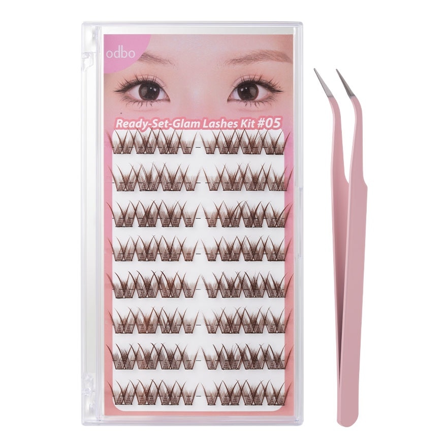 Odbo Ready Set Glam Lashes Kit 8pairs. 8081 05 image