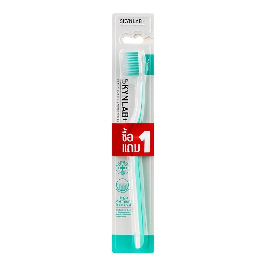 Skynlab Toothbrush Ergo Premium 1+1'S (Mixed Color) image