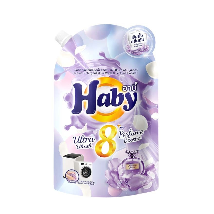 Haby Liquid Detergent Ultra Wash 8 Perfume Booster Fantasy Dream Scent 600 Ml. image