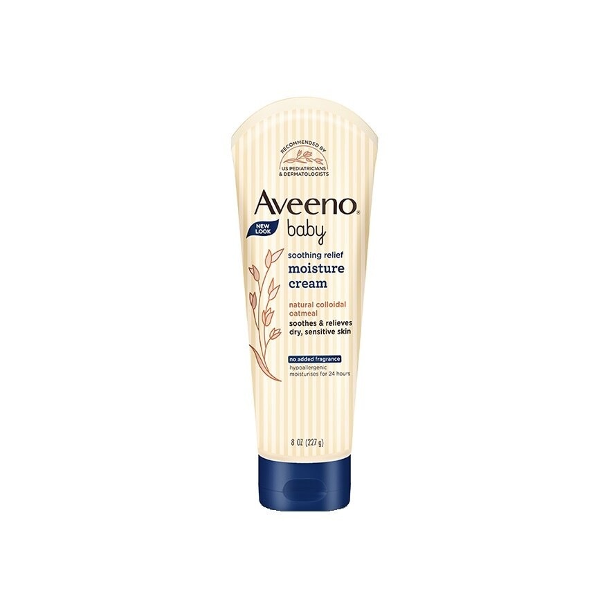 Sensitive Skin Soothing Relief Moisture Cream Aveeno Baby Soothing