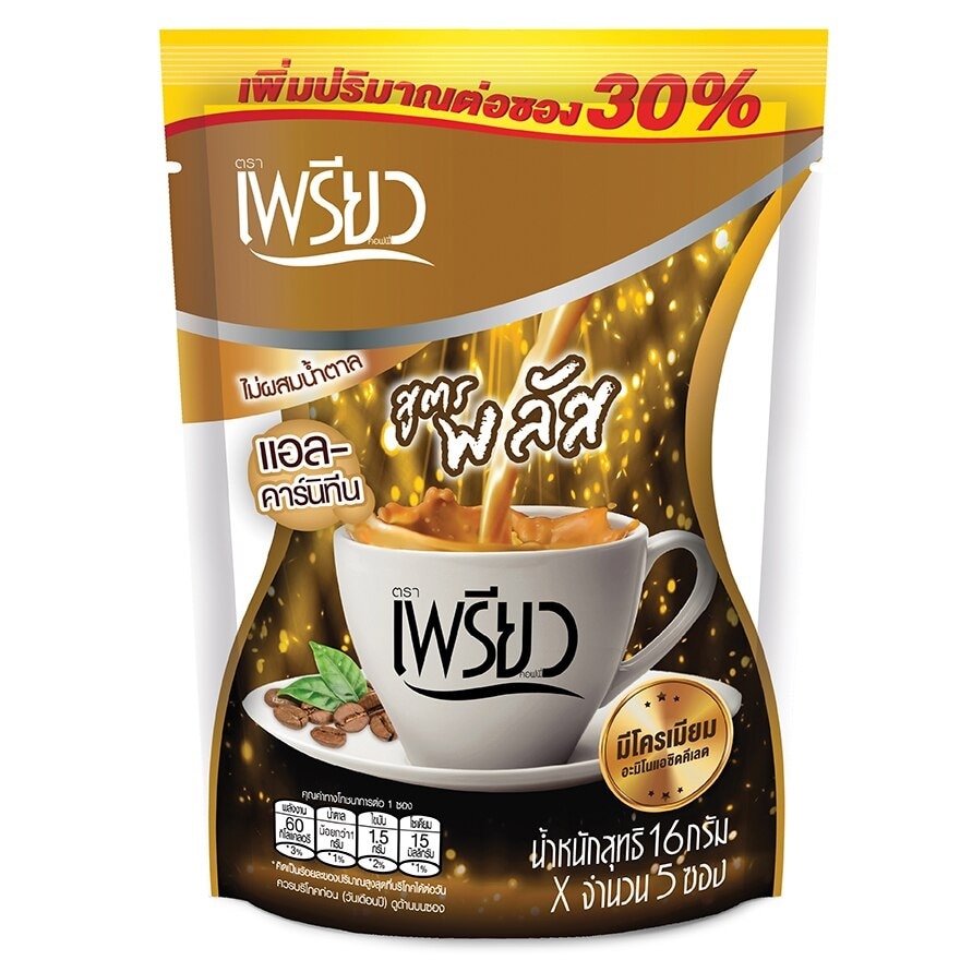 Preaw Instant Coffee L-Carnitine Flavor Sugar Free 5sac | Watsons.co.th