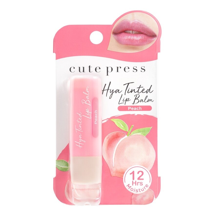 Cute Press Hya Tinted Lip Balm 3.7g. 01 Peach | Watsons.co.th